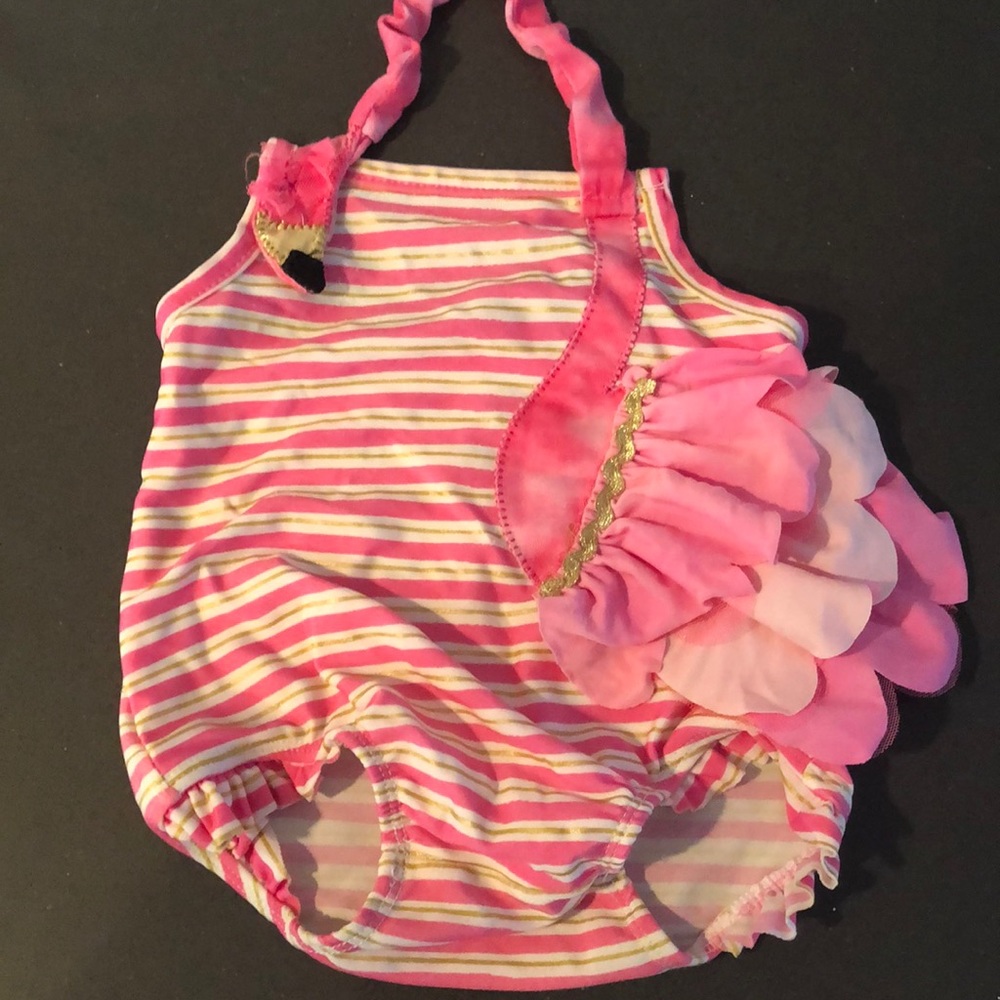 MudPie flamingo bathing suit